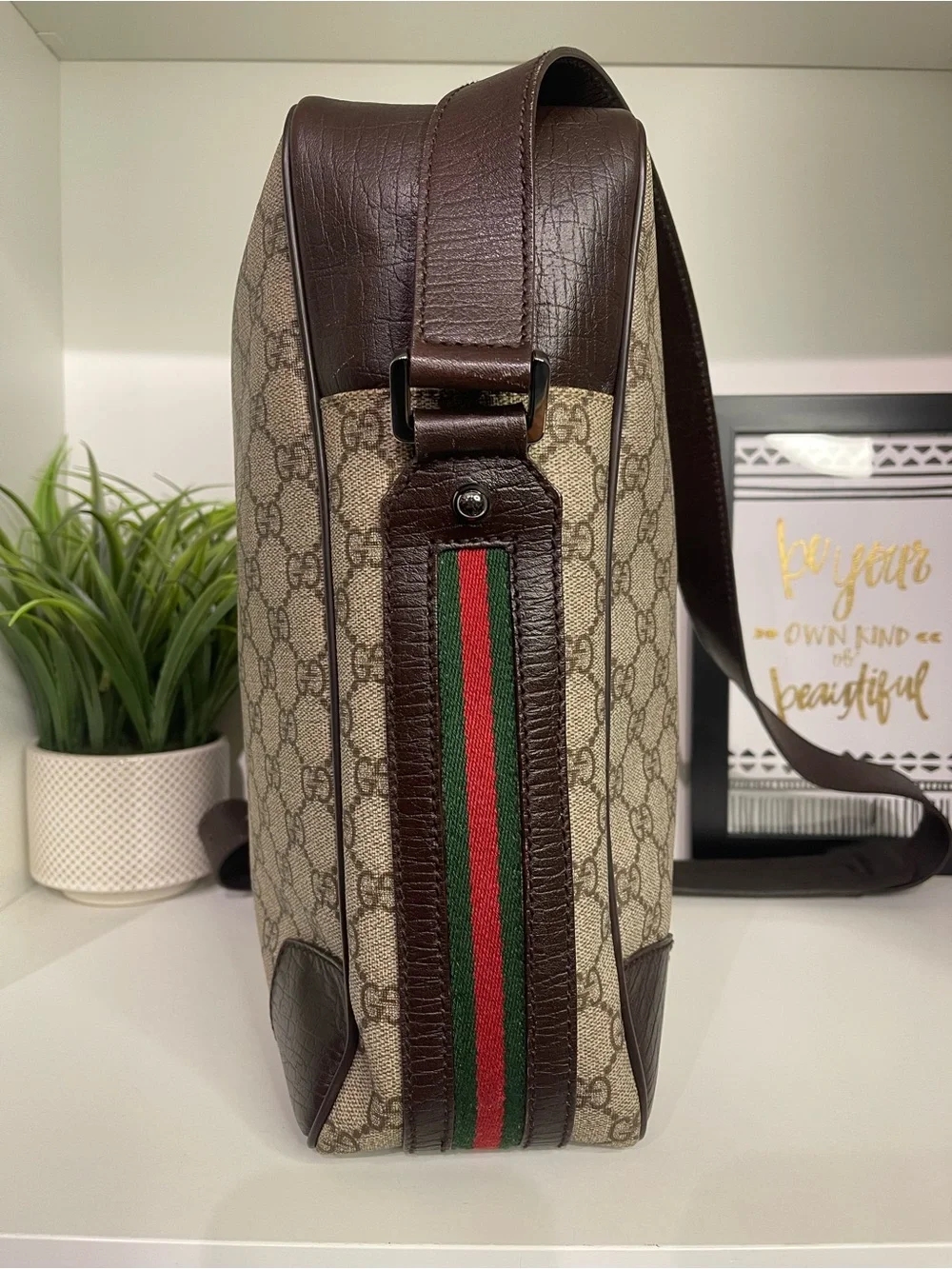 Gucci Supreme SherryLine Messenger Crossbody Bag
